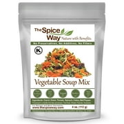 The Spice Way - Vegetable Soup Mix - Dried Vegetables for All Kind of Soups - 4 oz.