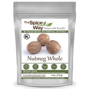 The Spice Way Whole Nutmeg - Middle Eastern, and Asian Spice Blend, All Natural – 4 Oz.