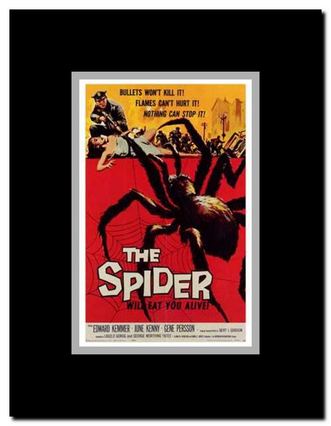 The Spider Framed Movie Poster