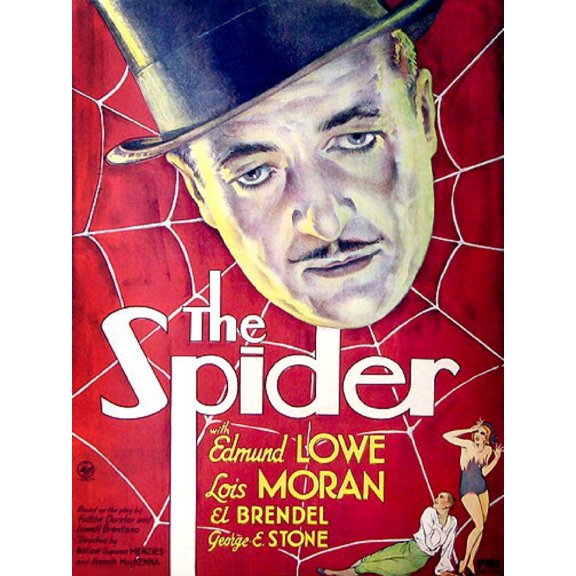 The Spider Us Poster Art Top: Edmunde Lowe; Bottom From Left: John Arledge Lois Moran 1931 Movie Poster Masterprint (11 x 17)