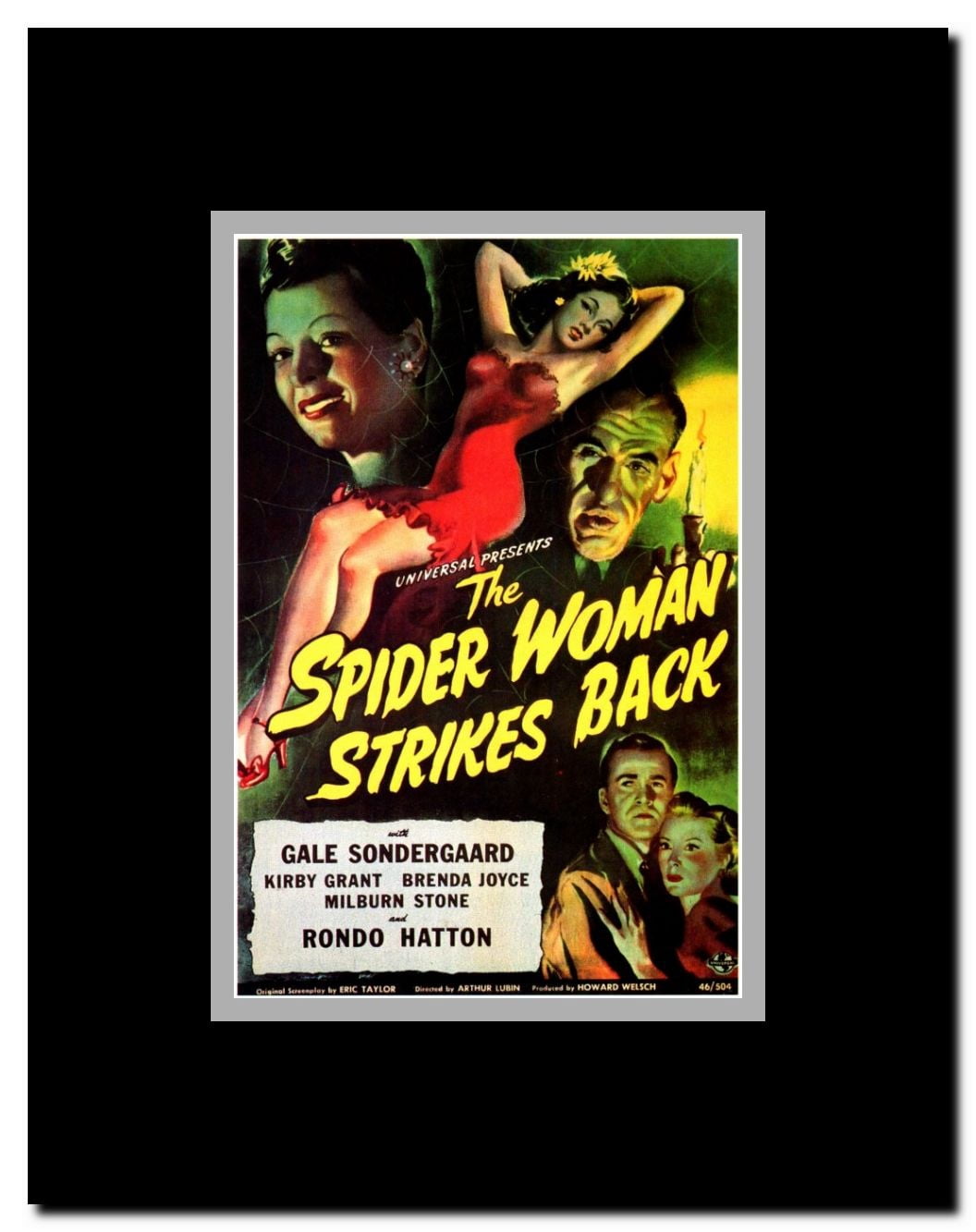 The Spider Woman Strikes Back Framed Movie Poster