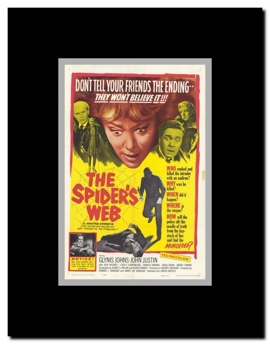 The Spiders Web Framed Movie Poster