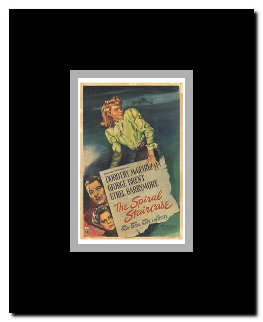 The Spiral Staircase Framed Movie Poster