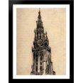 thumbnail image 1 of The Spire of the Church of Our Lady 28x36 Large Black Wood Framed Print Art by Vincent van Gogh, 1 of 2