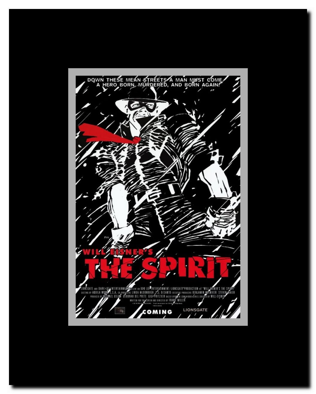 The Spirit Framed Movie Poster