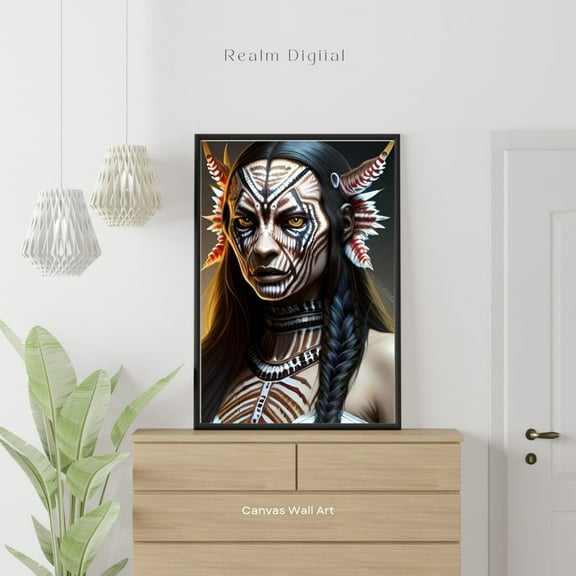 The Spirit of the Skinwalker - Canvas Wall Art