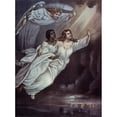 thumbnail image 1 of The Spirits Flight Currier & Ives 1834-1907 American Library of Congress Washington Dc USA Print - 18 x 24 in., 1 of 1