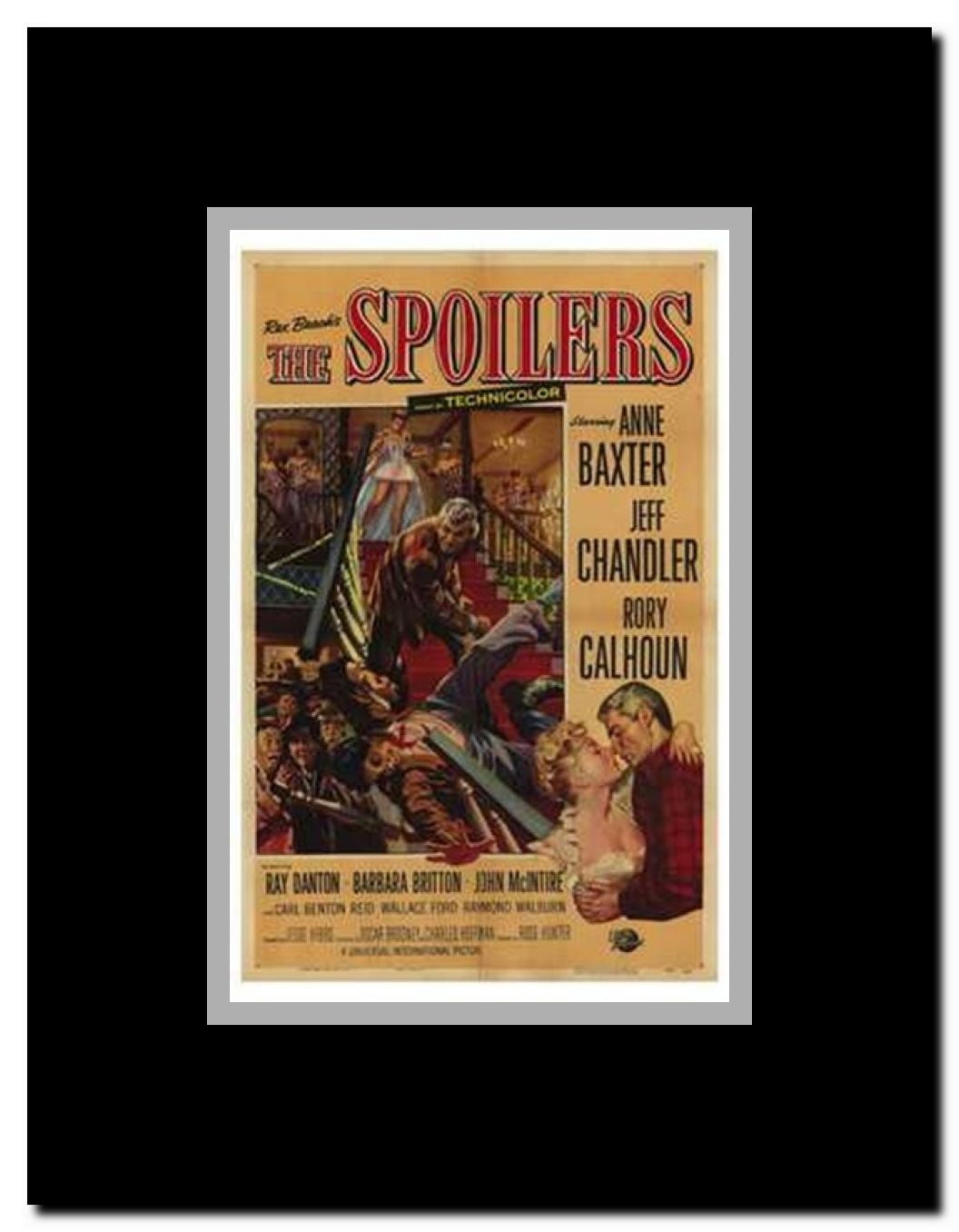 The Spoilers Framed Movie Poster