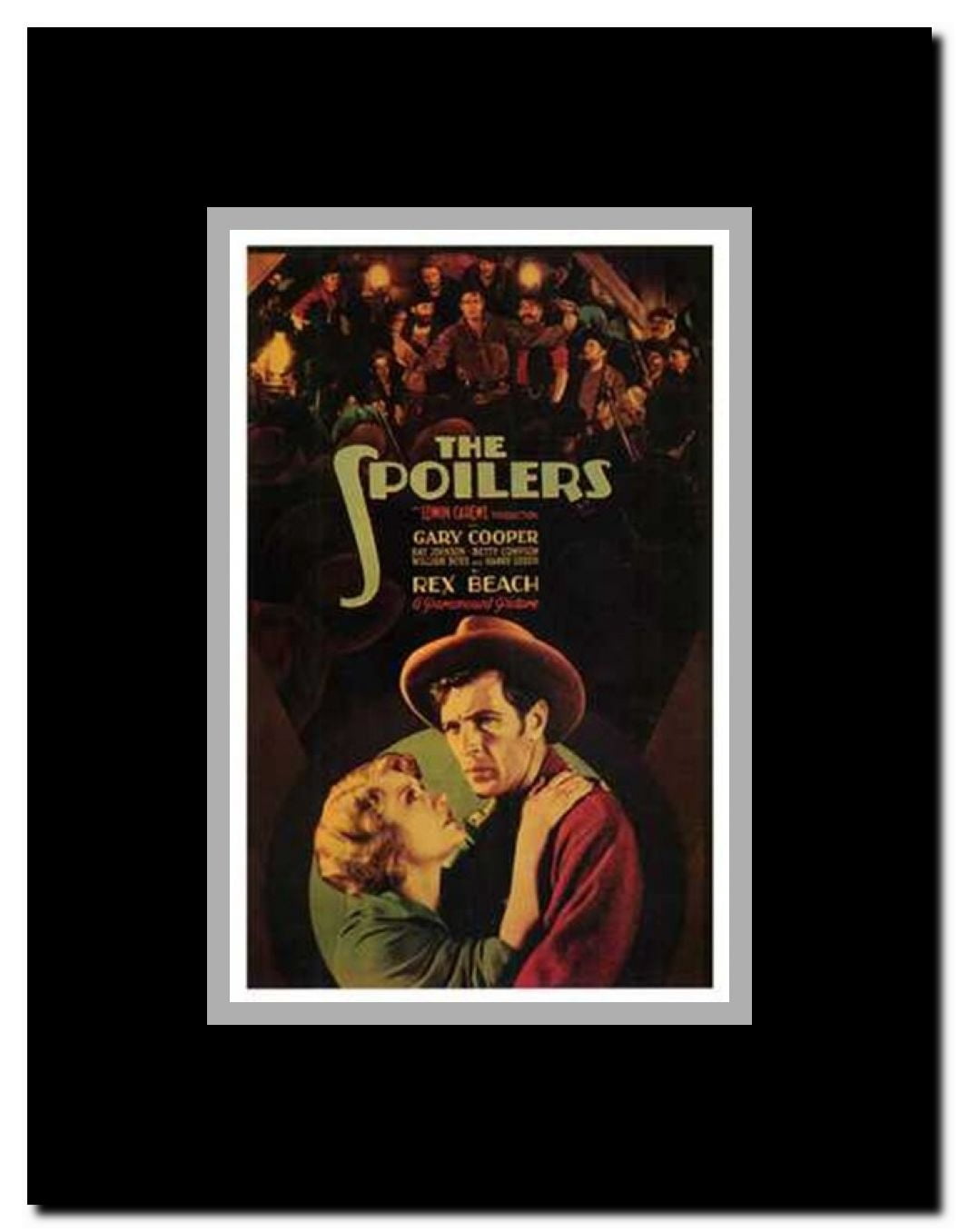 The Spoilers Framed Movie Poster