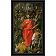 thumbnail image 1 of The Spoliation 24x40 Large Black Ornate Wood Framed Canvas Art by El Greco, 1 of 2