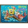 thumbnail image 1 of The SpongeBob MoVie: Sponge On The Run - Friends Wall Poster, 22.375" x 34", Framed, 1 of 6