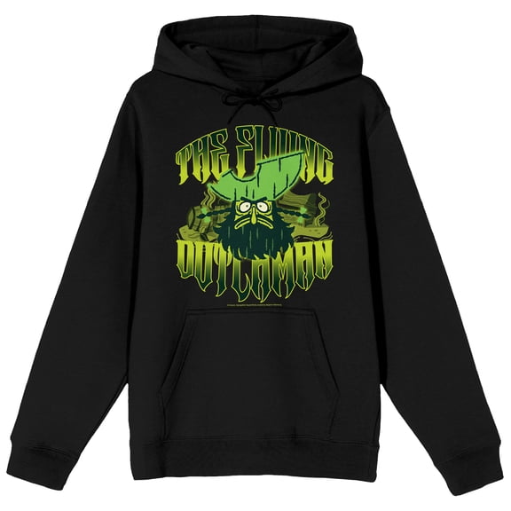 The SpongeBob Movie: Search For SquarePants (2025) The Flying Dutchman Men’s Black Graphic Hoodie-XS