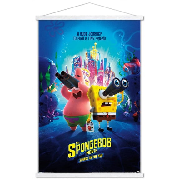 The SpongeBob Movie: Sponge On The Run - Key Art Wall Poster with Magnetic Frame, 22.375" x 34"