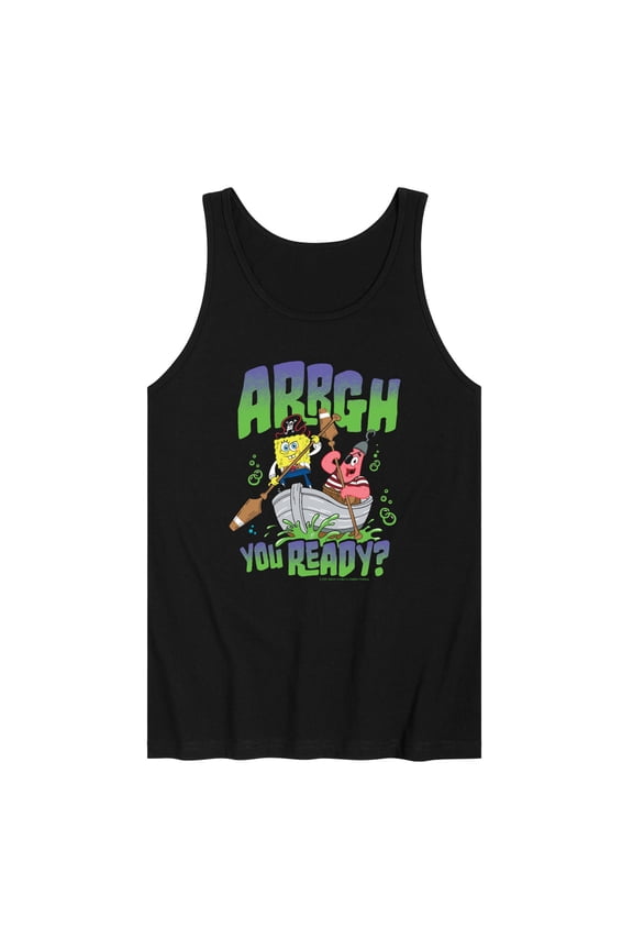 The Spongebob Movie: Search For Squarepants - Arrgh You Ready - Men's Sleeveless Graphic Tank