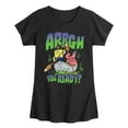 thumbnail image 1 of The Spongebob Movie: Search For Squarepants - Arrgh You Ready - Youth Girls Short Sleeve T-Shirt, 1 of 6