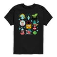 thumbnail image 1 of The Spongebob Movie: Search For Squarepants - Grid - Youth Short Sleeve Graphic T-Shirt, 1 of 6