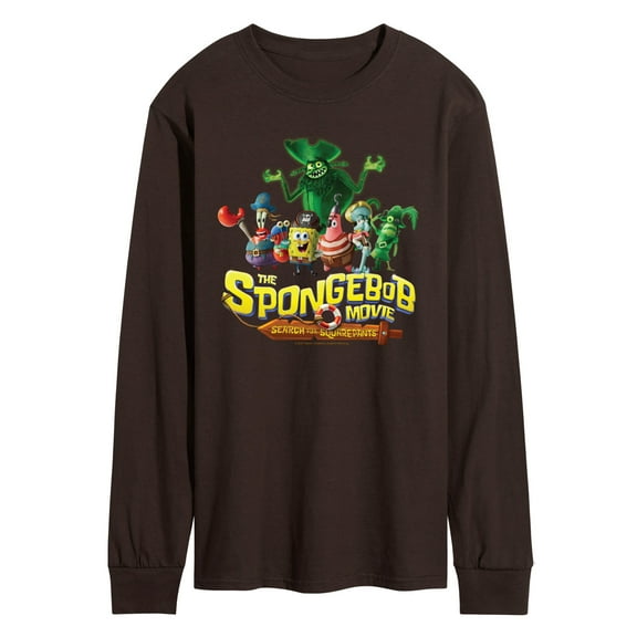 The Spongebob Movie: Search For Squarepants - Logo - Men's Long Sleeve Graphic T-Shirt