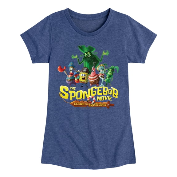 The Spongebob Movie: Search For Squarepants - Logo - Youth Girls Short Sleeve T-Shirt