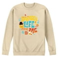 thumbnail image 1 of The Spongebob Movie: Search For Squarepants - Sponges Life For Me - Men's Long Sleeve Crew Fleece Sweatshirt, 1 of 4