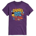 thumbnail image 1 of The Spongebob Movie: Search For Squarepants - Sponges Life For Me - Men's Short Sleeve Graphic T-Shirt, 1 of 5