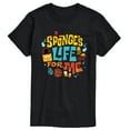thumbnail image 1 of The Spongebob Movie: Search For Squarepants - Sponges Life For Me - Men's Short Sleeve Graphic T-Shirt, 1 of 6