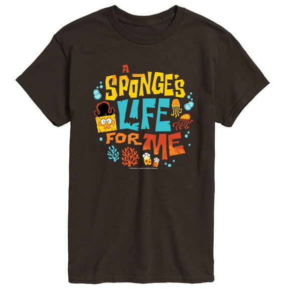 The Spongebob Movie: Search For Squarepants - Sponges Life For Me - Men's Short Sleeve Graphic T-Shirt
