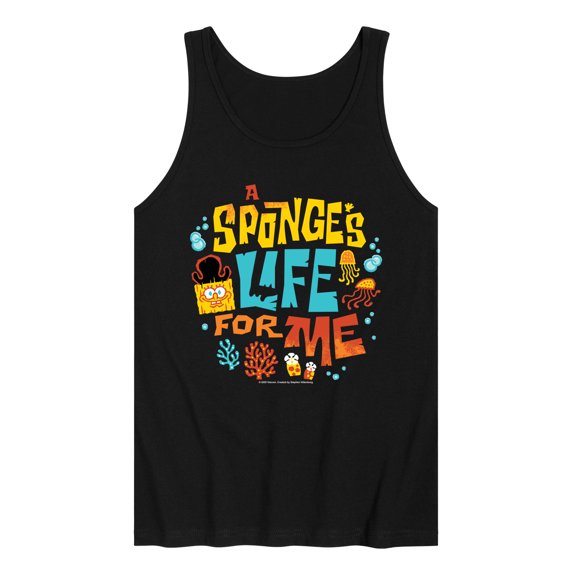 The Spongebob Movie: Search For Squarepants - Sponges Life For Me - Men's Sleeveless Graphic Tank