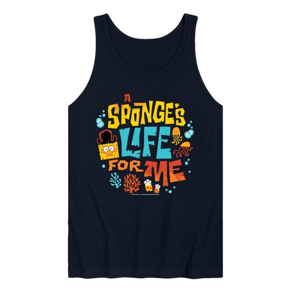 The Spongebob Movie: Search For Squarepants - Sponges Life For Me - Men's Sleeveless Graphic Tank