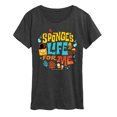 thumbnail image 1 of The Spongebob Movie: Search For Squarepants - Sponges Life For Me - Women's Short Sleeve Graphic T-Shirt, 1 of 6