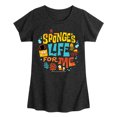 thumbnail image 1 of The Spongebob Movie: Search For Squarepants - Sponges Life For Me - Youth Girls Short Sleeve T-Shirt, 1 of 6