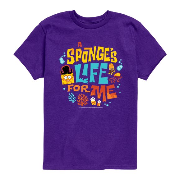 The Spongebob Movie: Search For Squarepants - Sponges Life For Me - Youth Short Sleeve Graphic T-Shirt