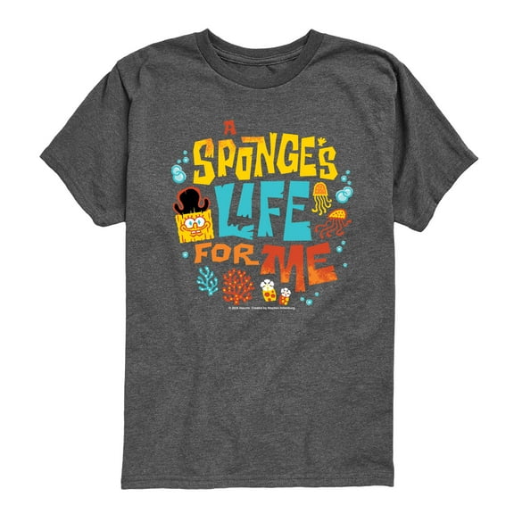 The Spongebob Movie: Search For Squarepants - Sponges Life For Me - Youth Short Sleeve Graphic T-Shirt