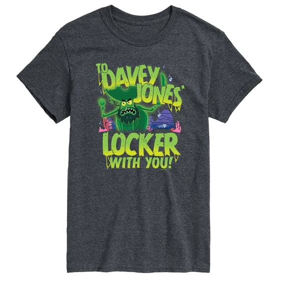 The Spongebob Movie: Search For Squarepants - To Davey Jones Locker - Men's Short Sleeve Graphic T-Shirt