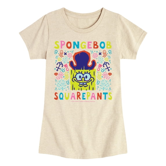 The Spongebob Movie: Search For Squarepants - Underworld - Youth Girls Short Sleeve T-Shirt