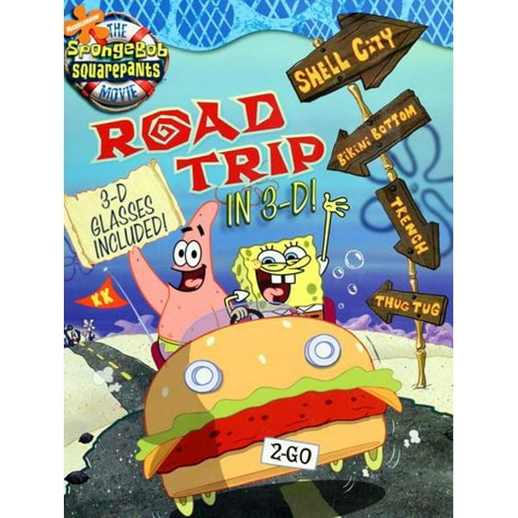 Pre-Owned The Spongebob Squarepants Movie Road Trip in 3-D Paperback