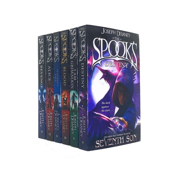 Spooks Wardstone Chronicles By Joseph Delaney (Books 8-13) 6 Books Set - Ages 9+ - PB