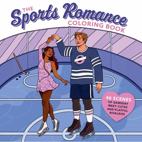 The Sports Romance Coloring Book: 46 Scenes of Gameday Meet-Cutes and Playful Rivalries, 96 pages (Paperback)