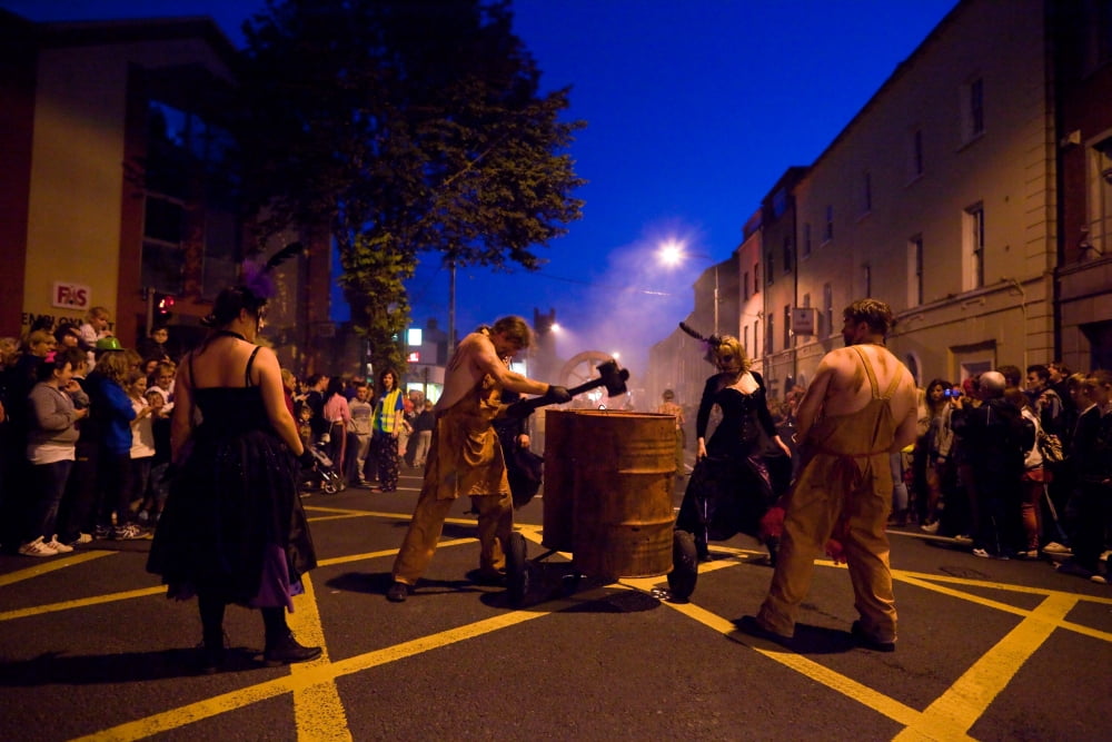 The Spraoi Street Festival Waterford City Ireland Canvas Art - Panoramic Images (27 x 9)