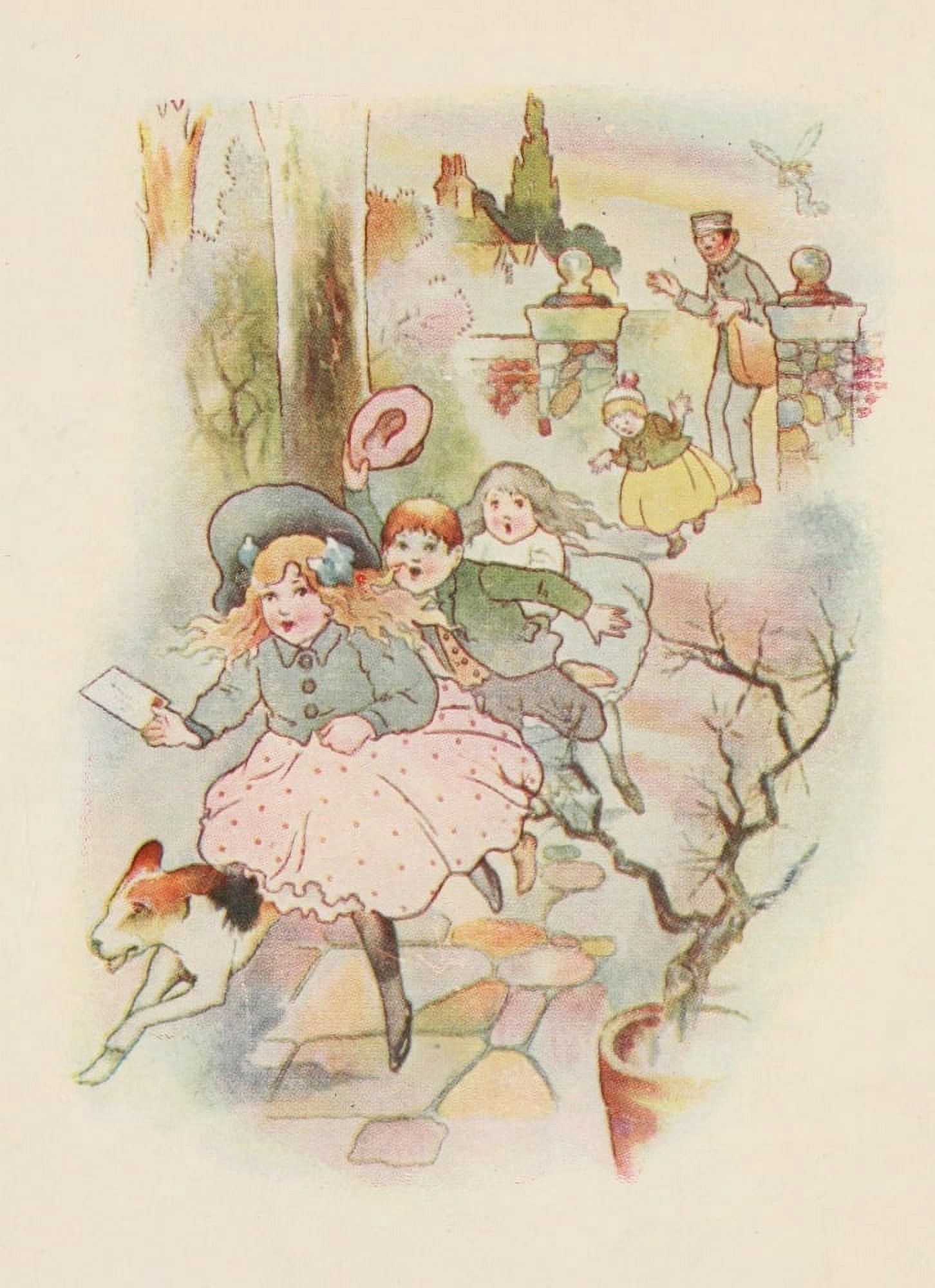 The Spring Cleaning 1908 It was from Jane Ann Biggs Canvas Art - Harrison Cady (18 x 24)