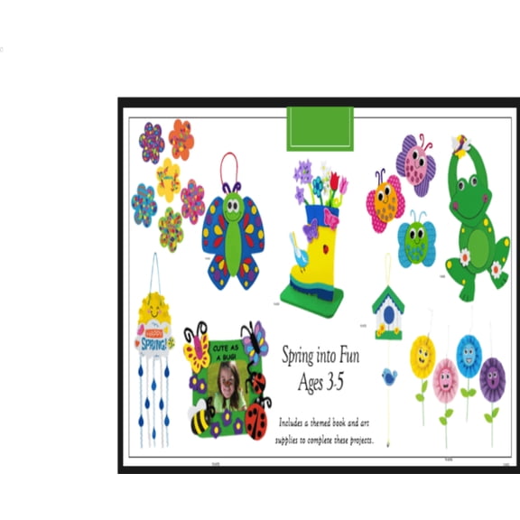 The Spring into Fun Craft Box, Ages 3-5