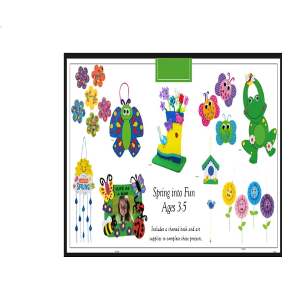 The Spring into Fun Craft Box, Ages 3-5