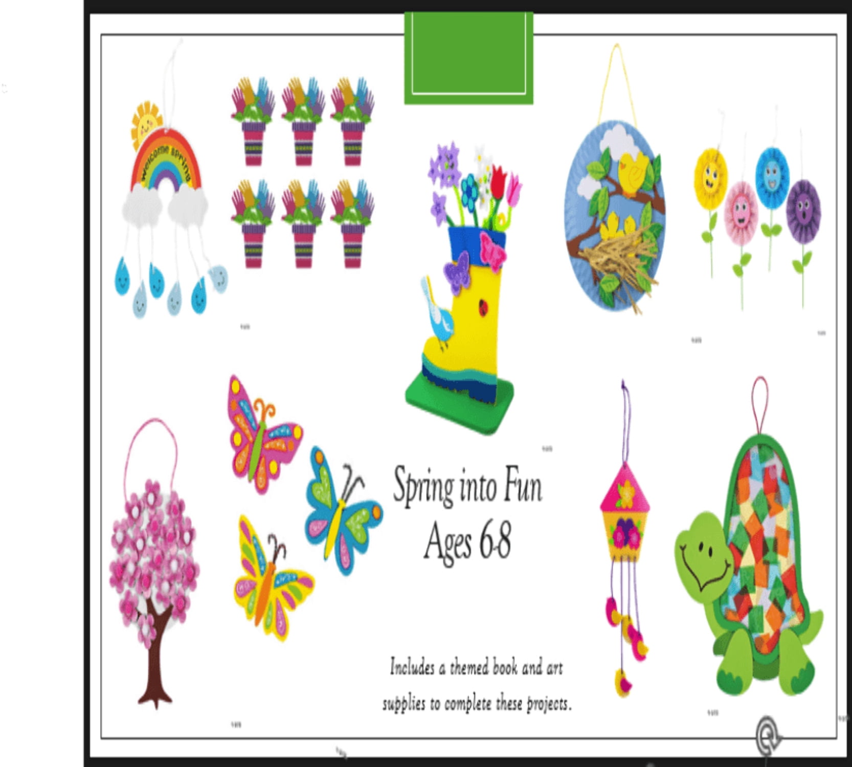 The Spring into Fun Craft Box, Ages 6-8