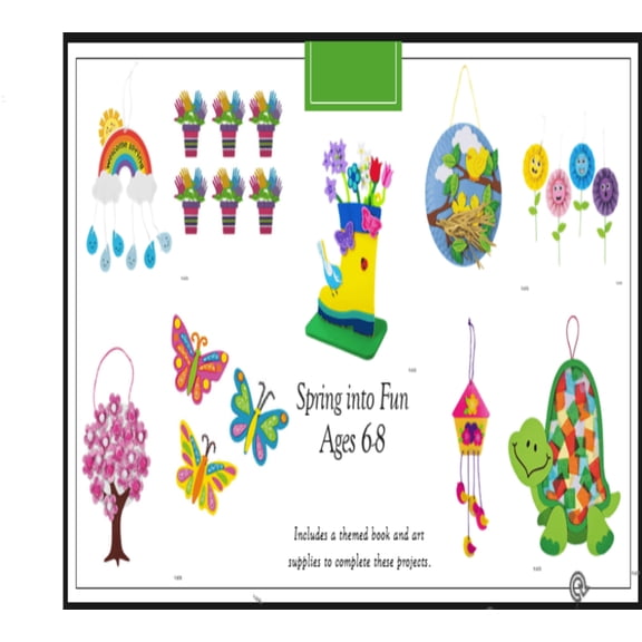 The Spring into Fun Craft Box, Ages 6-8