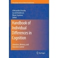 thumbnail image 1 of The Springer Human Exceptionality Handbook of Individual Differences in Cognition: Attention, Memory, and Executive Control, (Paperback), 1 of 1
