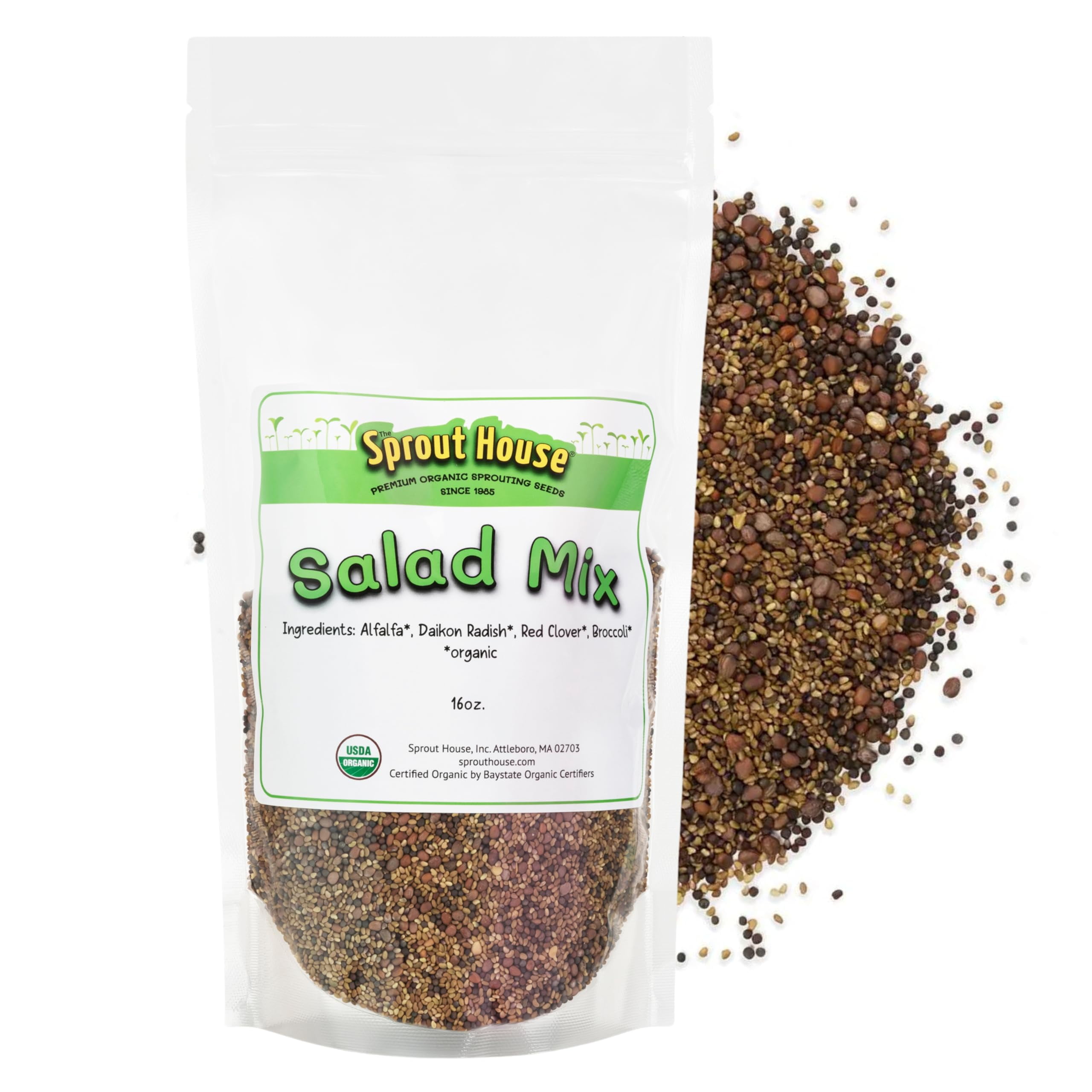 The Sprout House Salad MMF7 Mix Sprouting Seeds Mix Certified