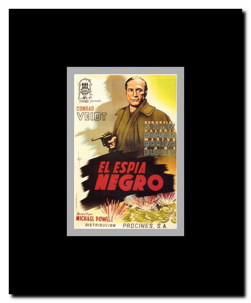 The Spy in Black Framed Movie Poster