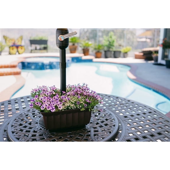 The Sqaure Savannah Planter: Brown