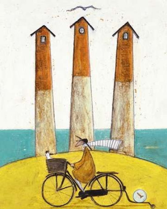 The Square The Round And The Arched Canvas Art - Sam Toft (24 x 30)