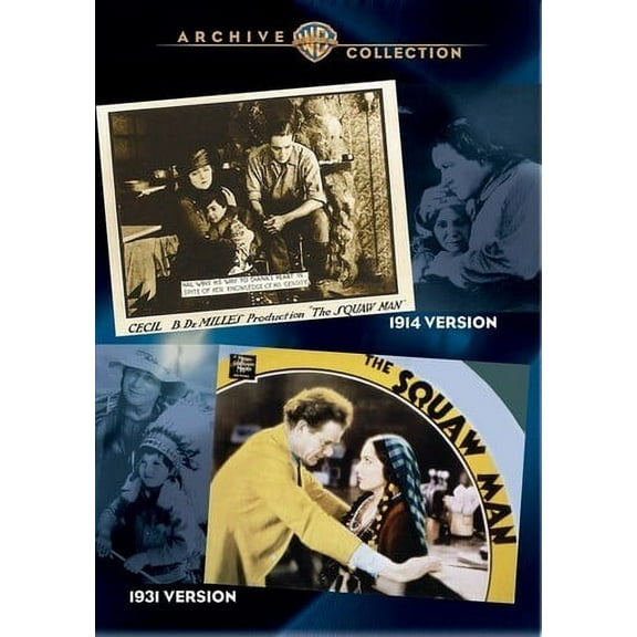 The Squaw Man (1914) / The Squaw Man (1931) (DVD), Warner Archives, Western
