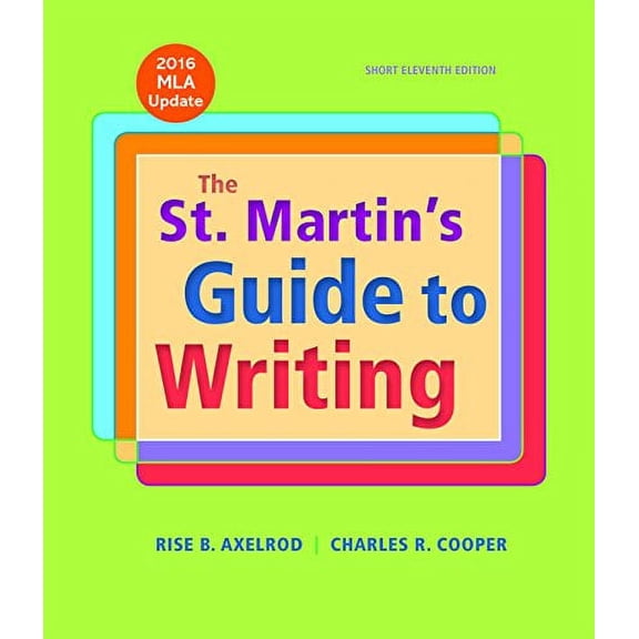 Pre-Owned The St. Martin's Guide to Writing Short Edition with 2016 MLA Update (Paperback) 1319087728 9781319087722